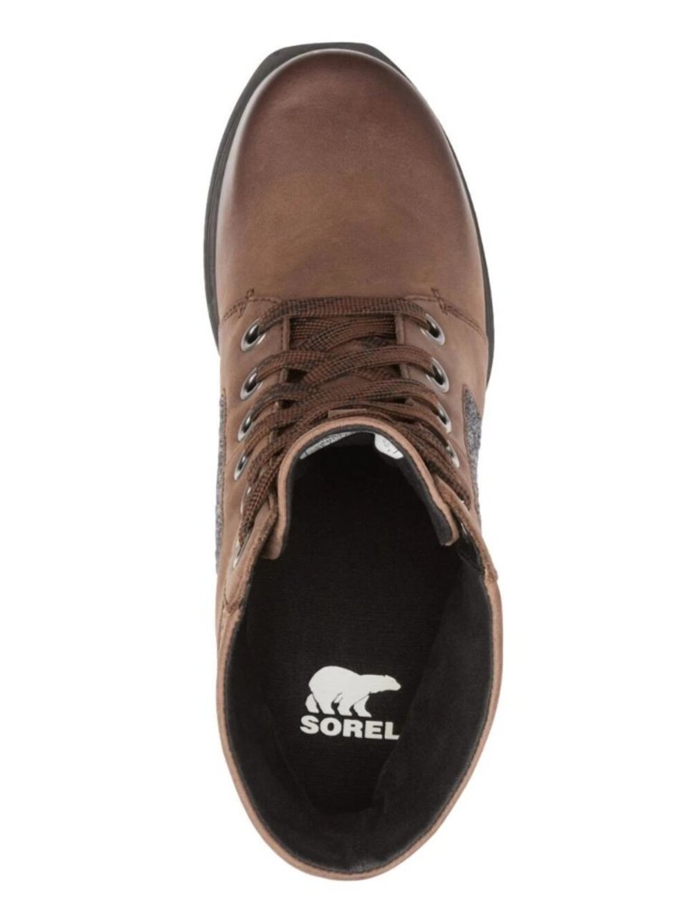 Sorel Joan of Arctic Brown Leather Wedge Chelsea Bootie 10.5 US - New with Tag - Picture 2 of 7